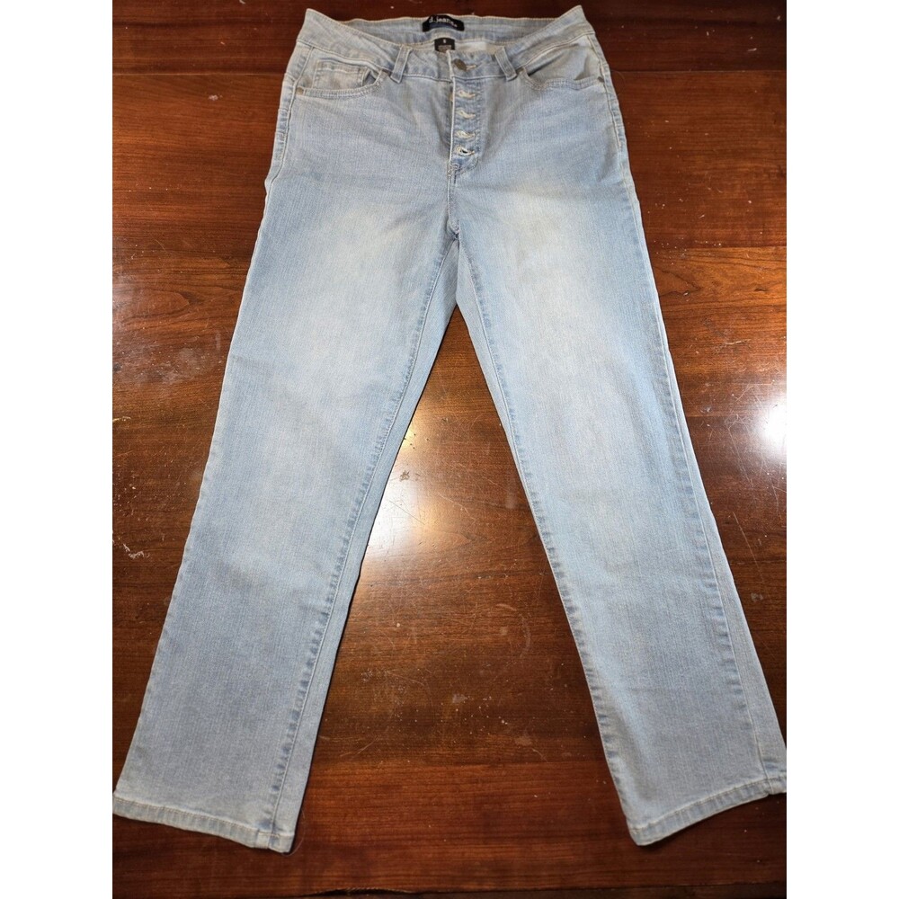 d.jeans Jeans Women's Size 6 Light Wash Button Fly High Rise Repreve Stretch